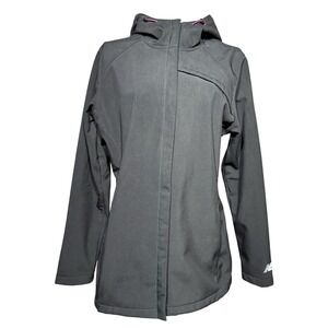 New Balance Hooded Jacket Women's‎ Medium Black With Pink Fleece Lining